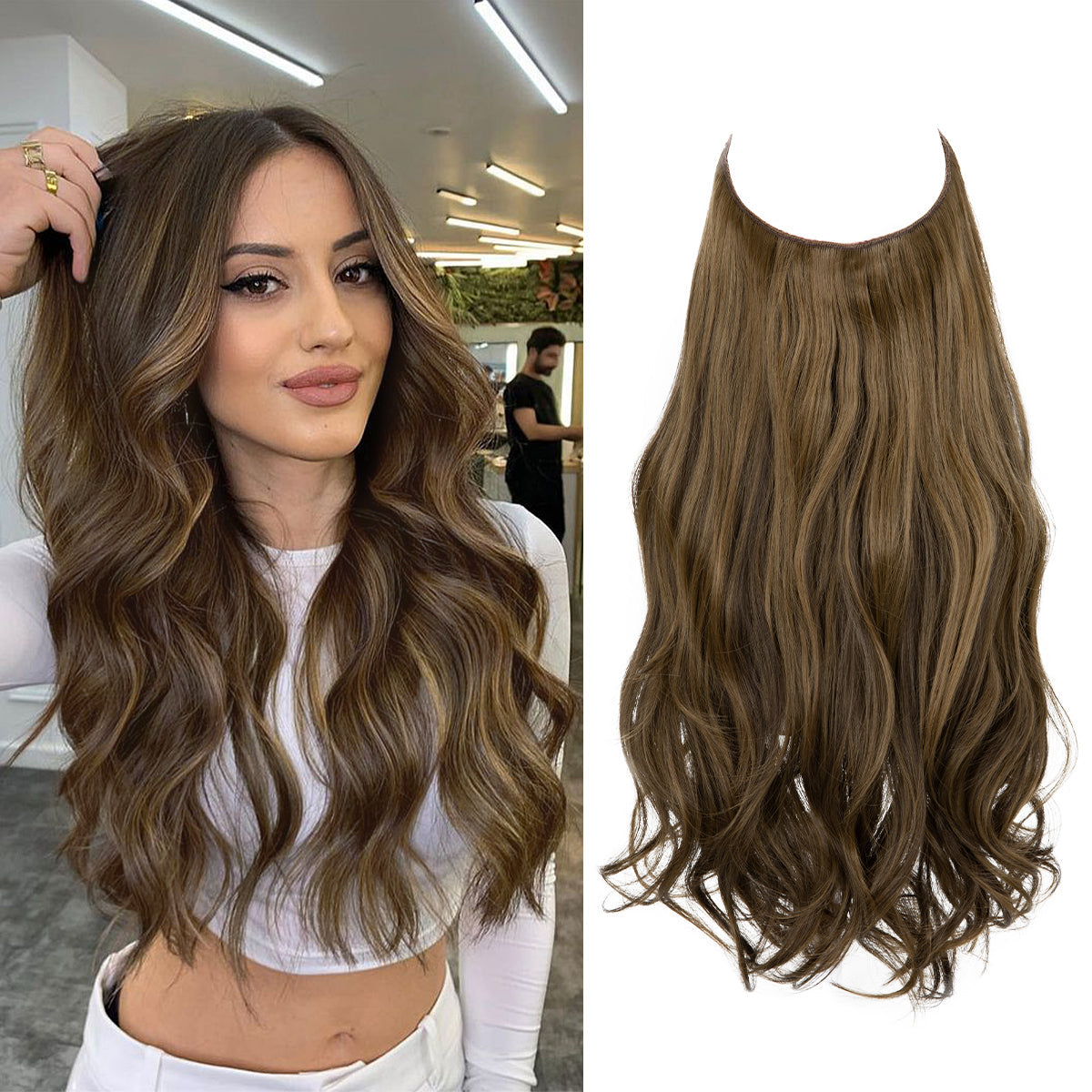 Coffee Brown + 1 FREE HALO / 14 Inch / Vip Price