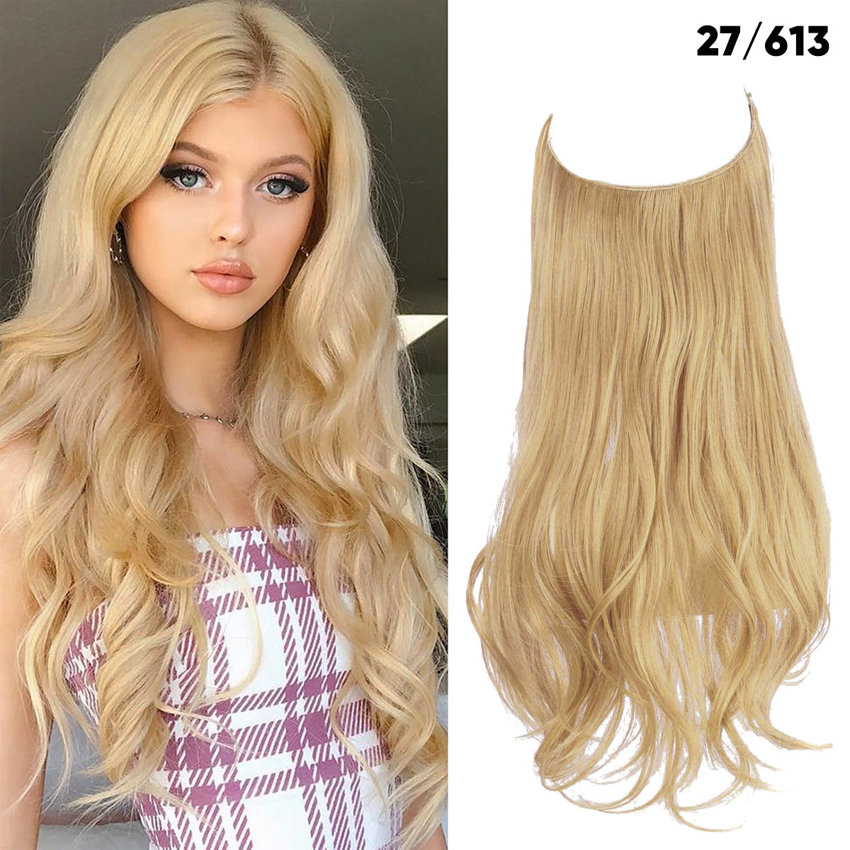 Light Honey Blonde + 1 FREE HALO / 14 Inch / Vip Price