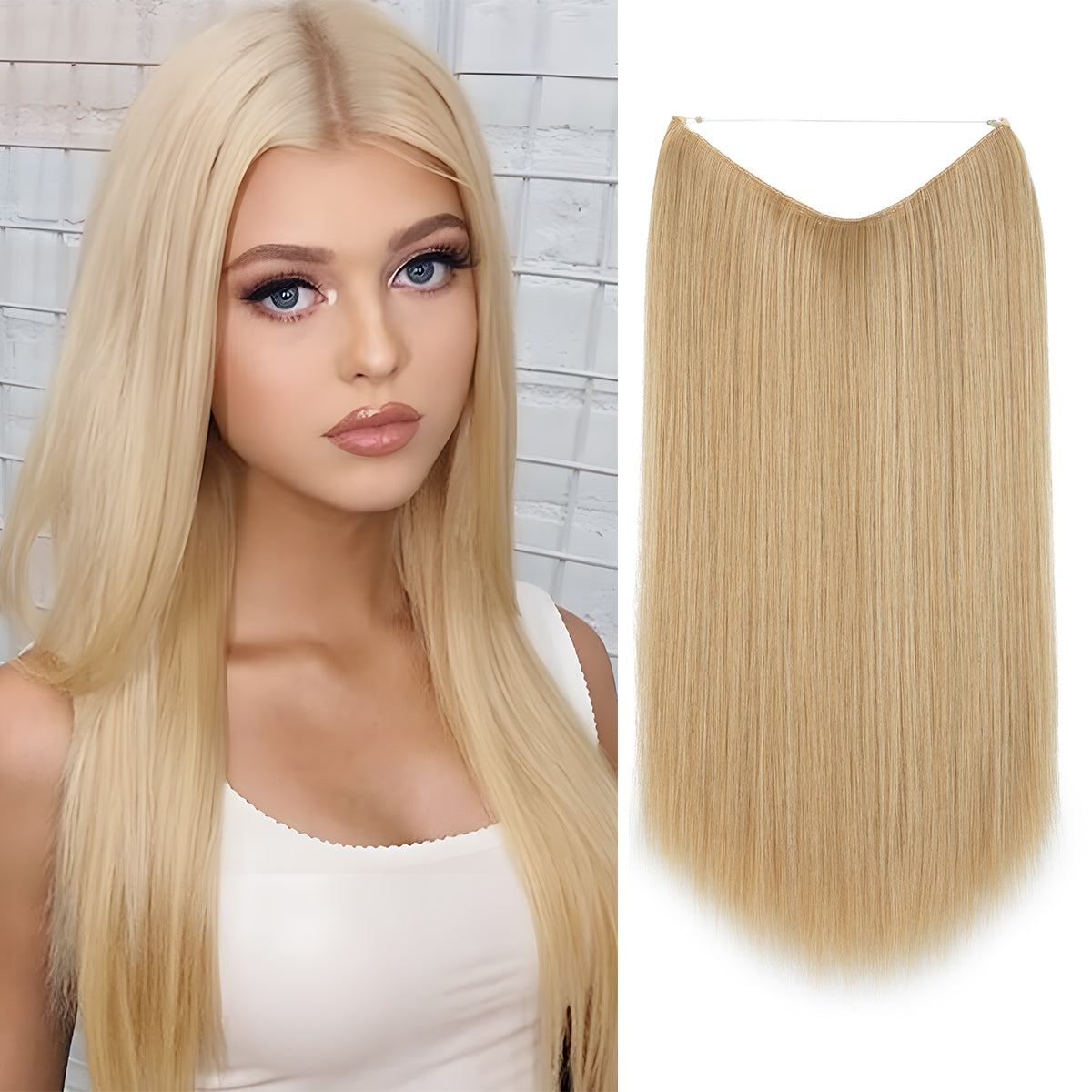 Light Honey Blonde + 1 FREE HALO / 16 Inch / Vip Price