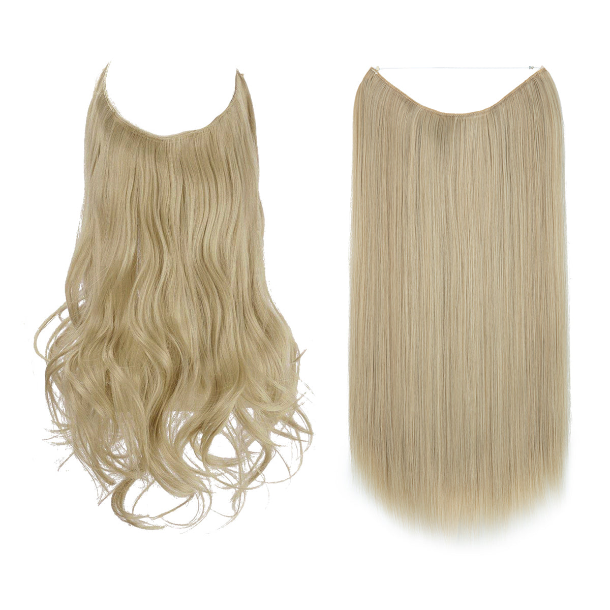 Pale Ash Blonde + 1 FREE HALO / 18 Inch / Vip Price