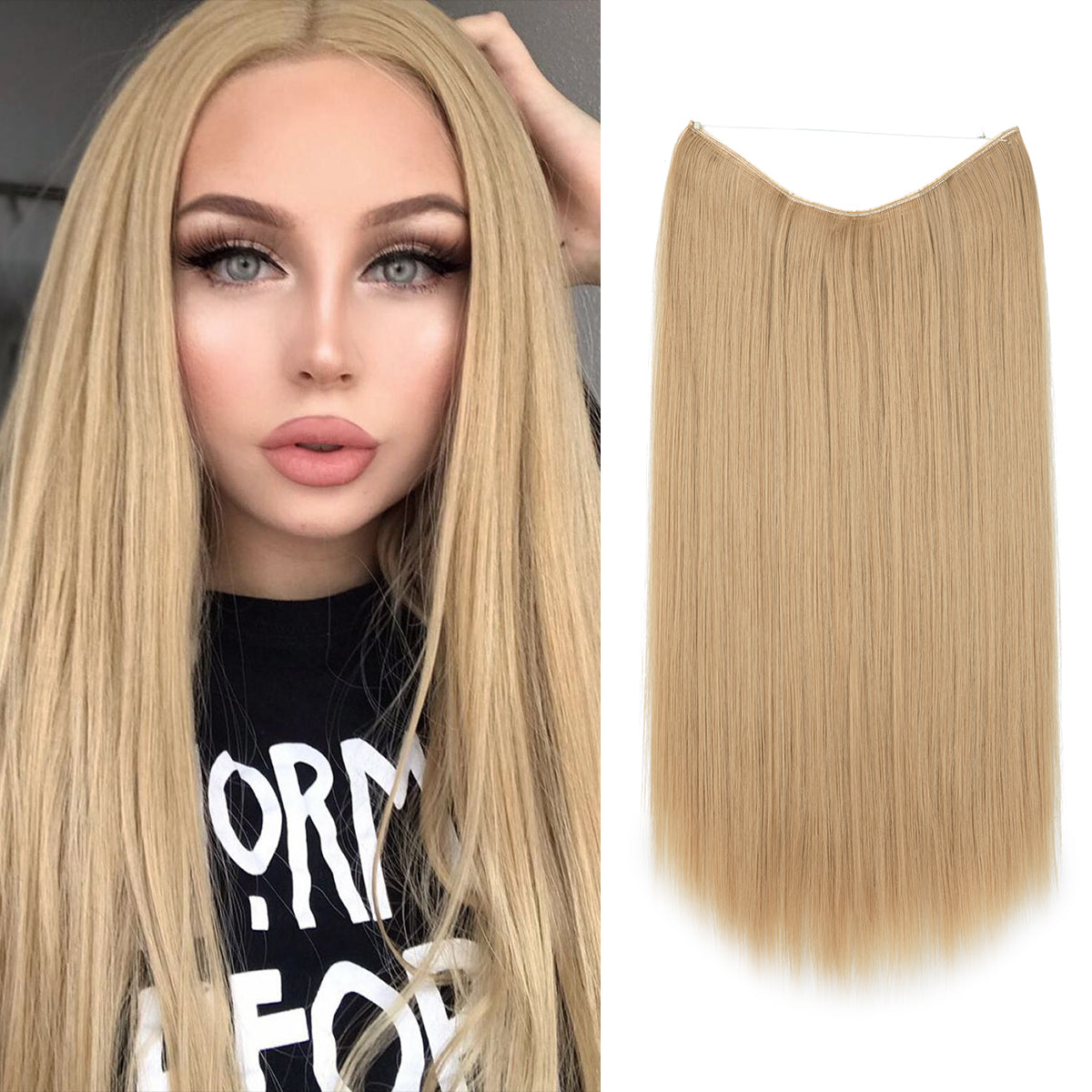 Sandy Blonde + 1 FREE HALO / 16 Inch / Vip Price