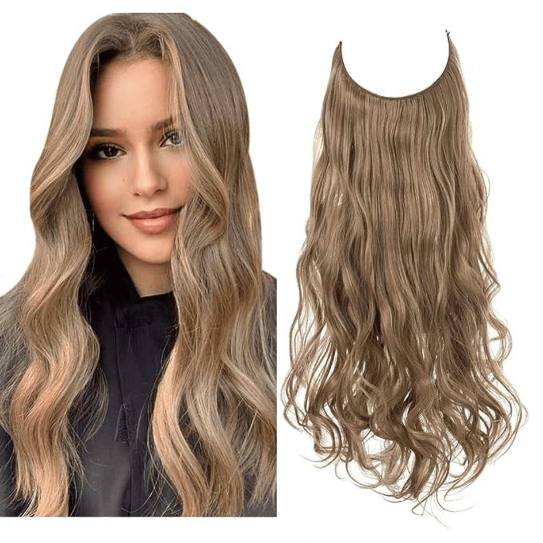 Brown Blonde + 1 FREE HALO / 18 Inch / Vip Price