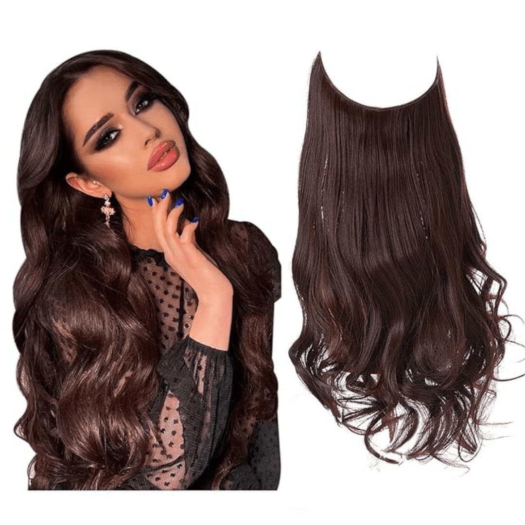 Dark Auburn + 1 FREE HALO / 18 Inch / Vip Price