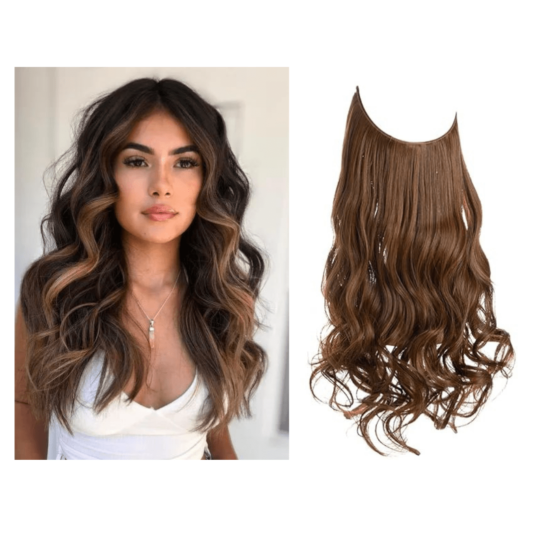 Light Brown + 1 FREE HALO / 18 Inch / Vip Price